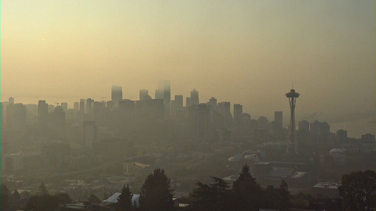 시애틀 대기오염 전 세계 ‘최악’ 수준…바깥 생활 피해야