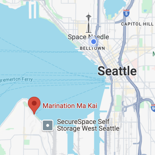 야외에서 즐기는 하와이안 음식점 Marination Ma Kai