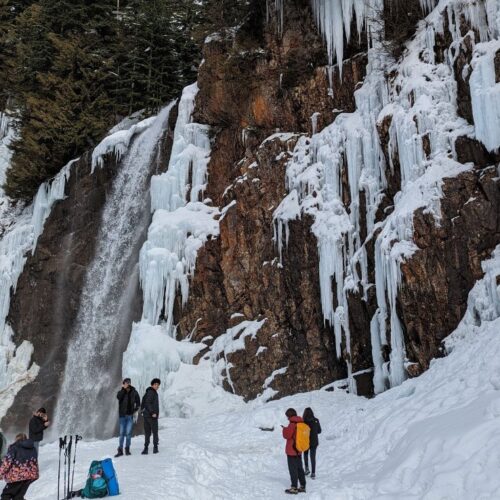 초보자, 아이도 하이킹 가능! 코앞에서 보는 폭포 Franklin Falls