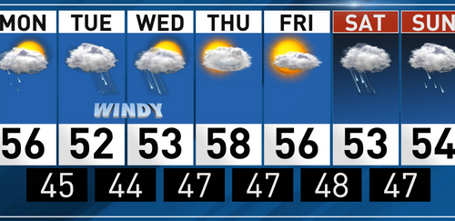 이번 주 50도대로 뚝…폭풍 전선 도착, 산간 지역에 눈 예보