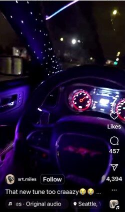 '시애틀 광속 운전’ 영상 올린 인스타그램 사용자, 형사 고발 당해