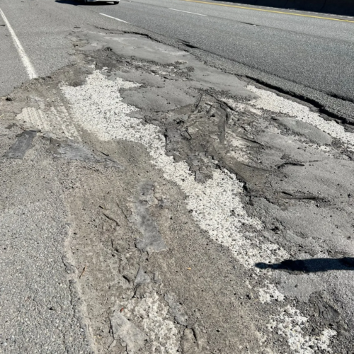 8개월째 방치된 I-90 파손된 도로, 드디어 고친다