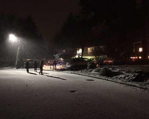 목요일 내린 눈, 밤사이 비로 바뀔 것으로 예상..