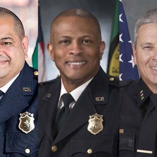 히스패닉, 흑인, 백인. 시애틀 경찰서장 후보 3명. 