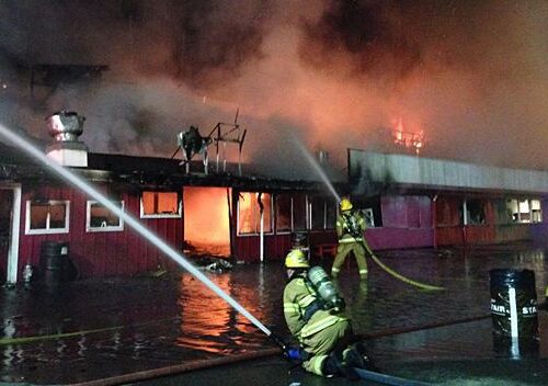 워싱턴주 페어 건물 화재