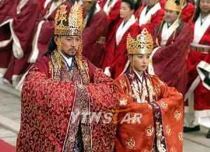 ‘주몽’ 송일국-소서노 한혜진 우여곡절 끝 결혼 골인